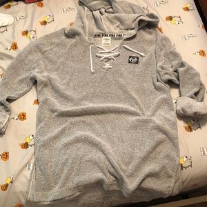 Grey Lightweight VS Pink Hoodie